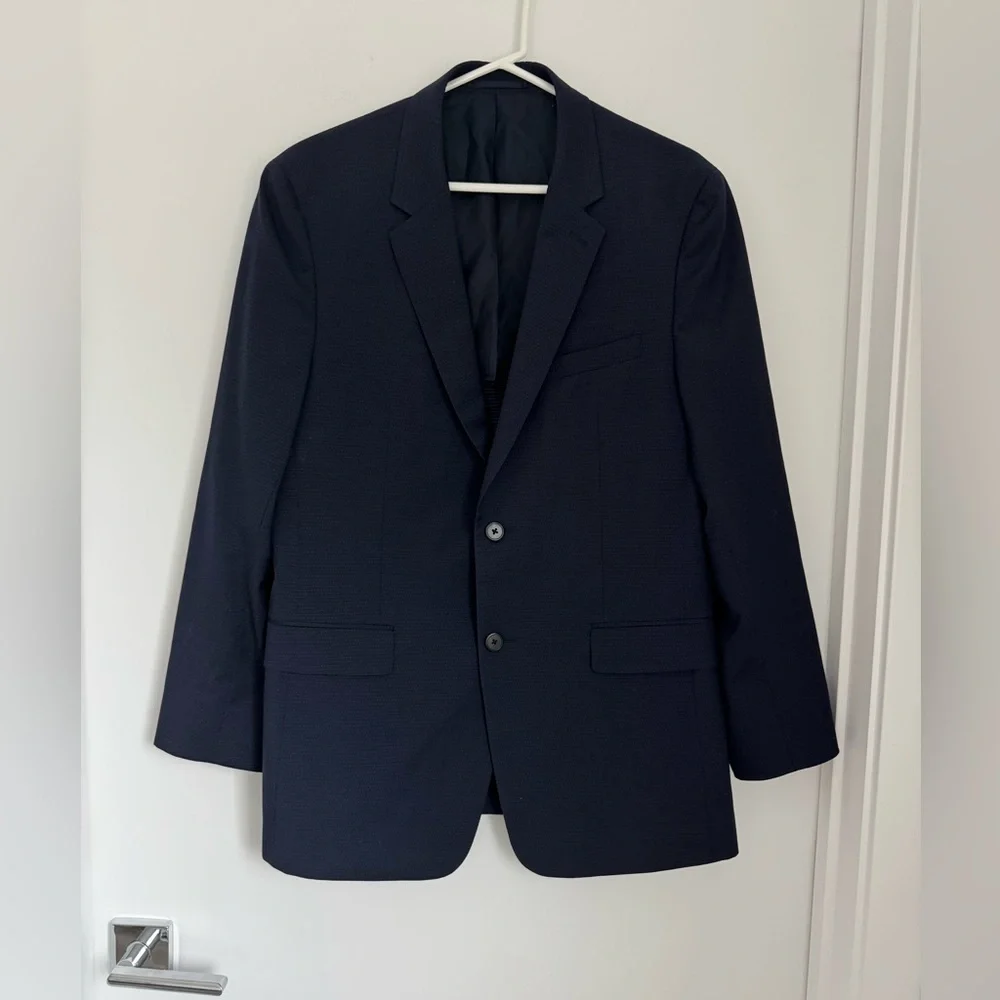 Theory 40 Gansevoort Blazer Eclipse Multi Polka Dot